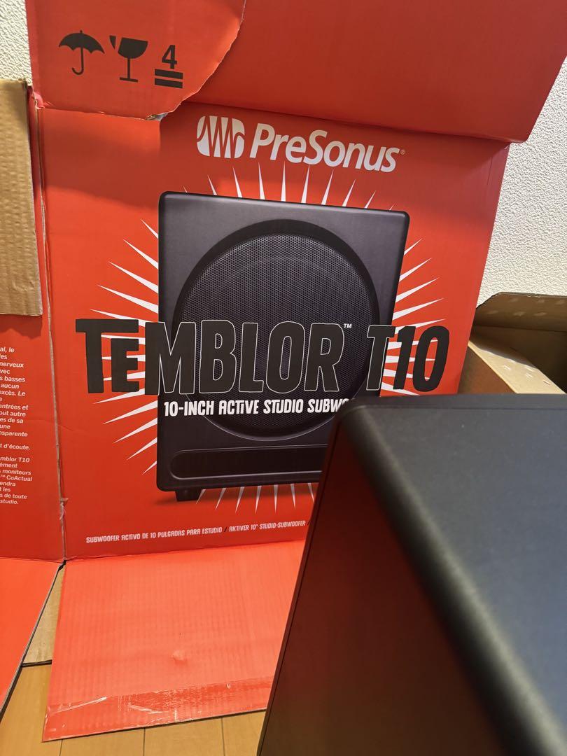 PreSonus Temblor T10 Studioサブウーファー
