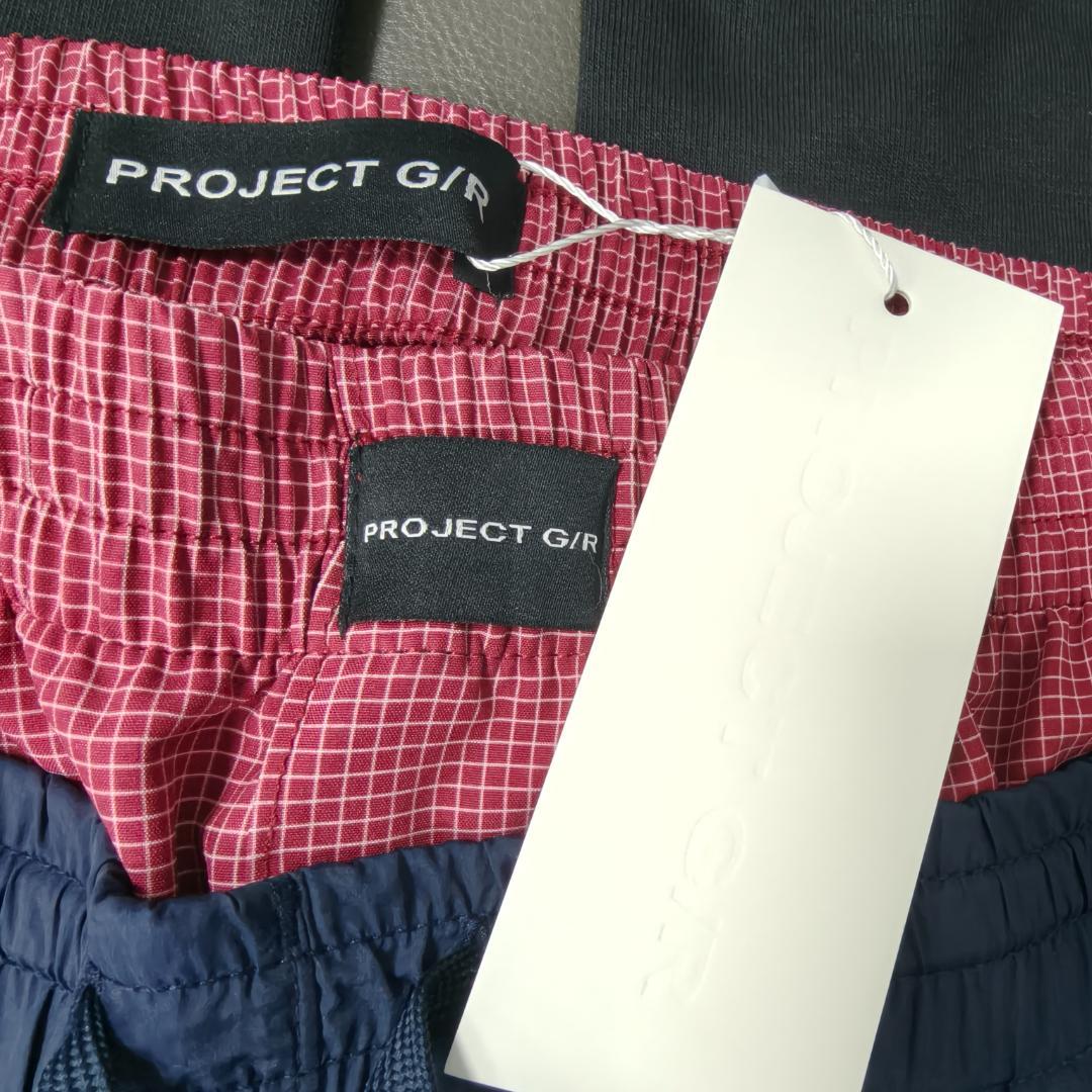 PROJECT G/R 3レイヤード スウェットパンツ ブラック USAロゴ