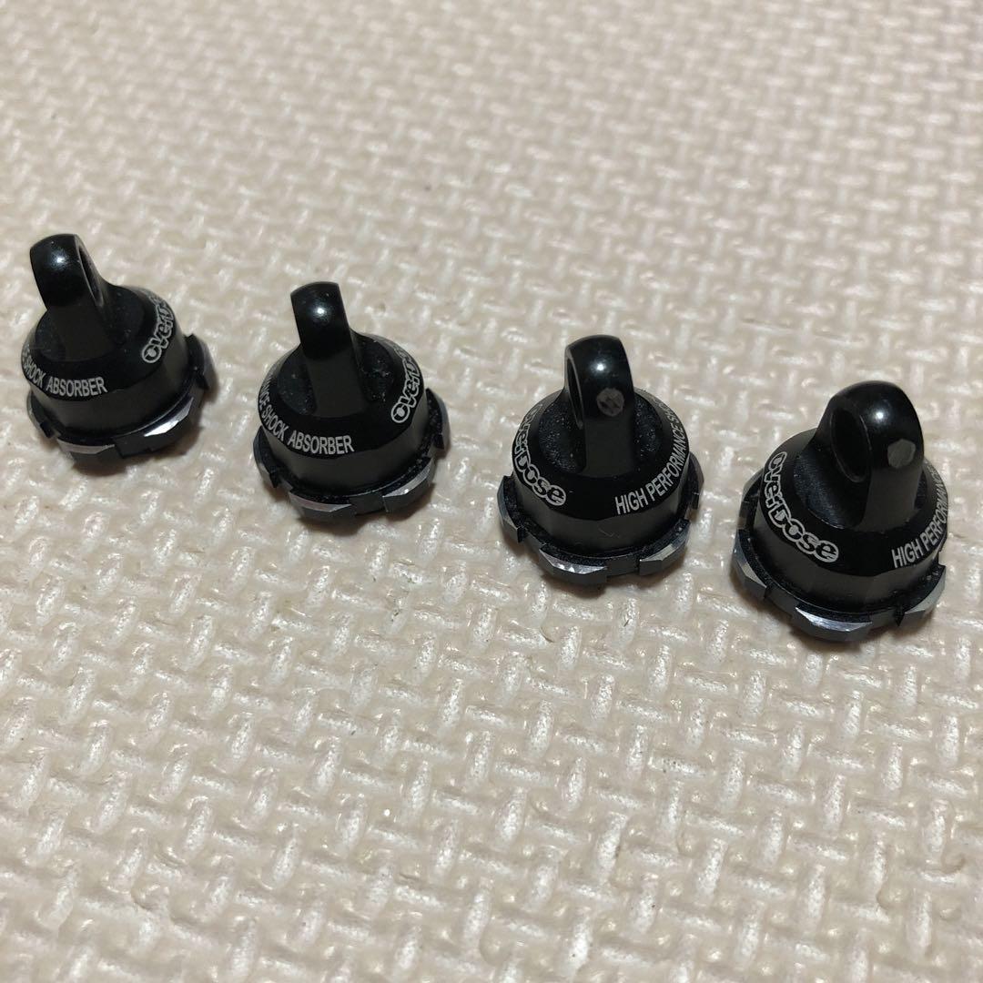 Overdose ノーマルダンパー オーバードーズ High Grade Shock Set spec.4 (Full adjustable, 4 Set) Black