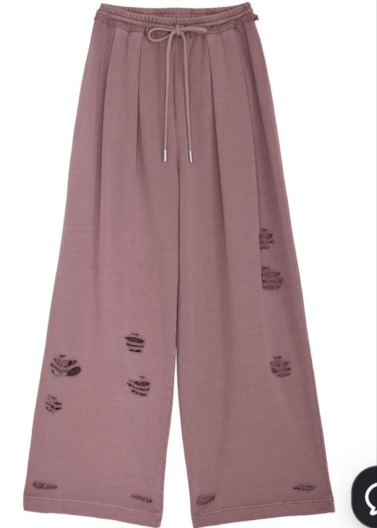 【新品】Ameri SULFUR DYEING WIDE SWEAT PANTS
