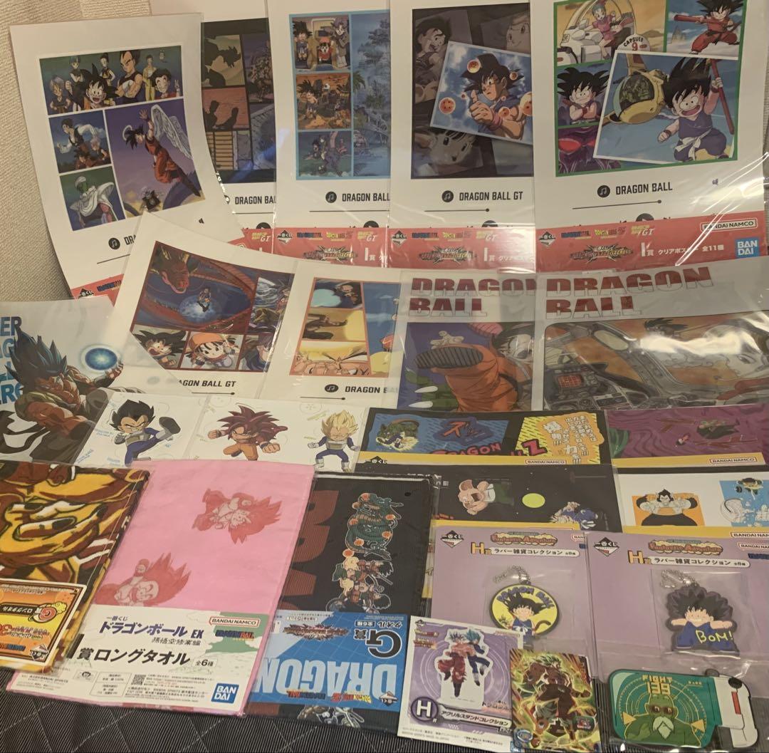 コレクター必見 ドラゴンボール クリアポスター タオル グッズ まとめ売り