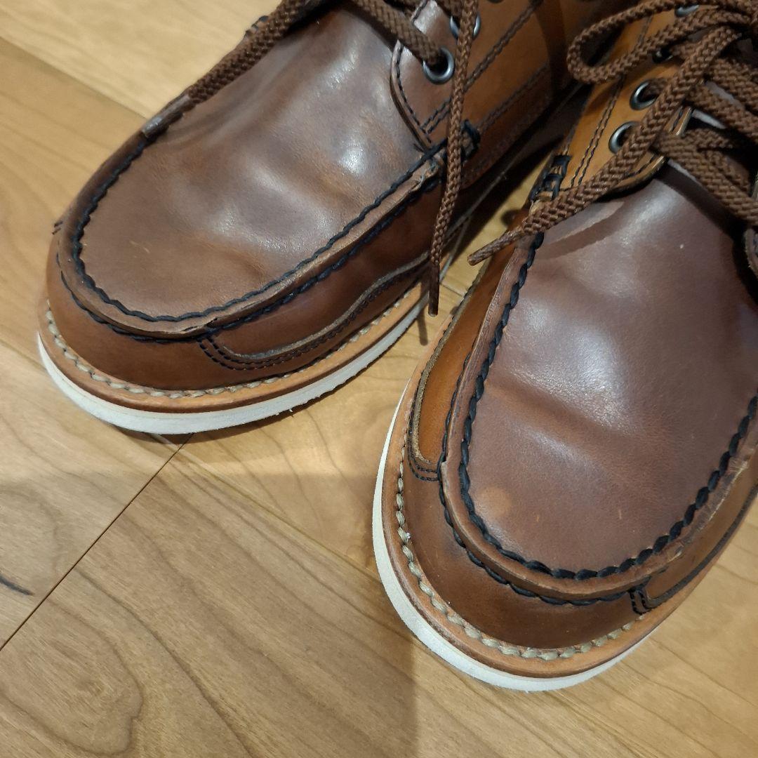 【REGAL】ワークシューズ レースアップ レザーシューズW30C 25.5cm