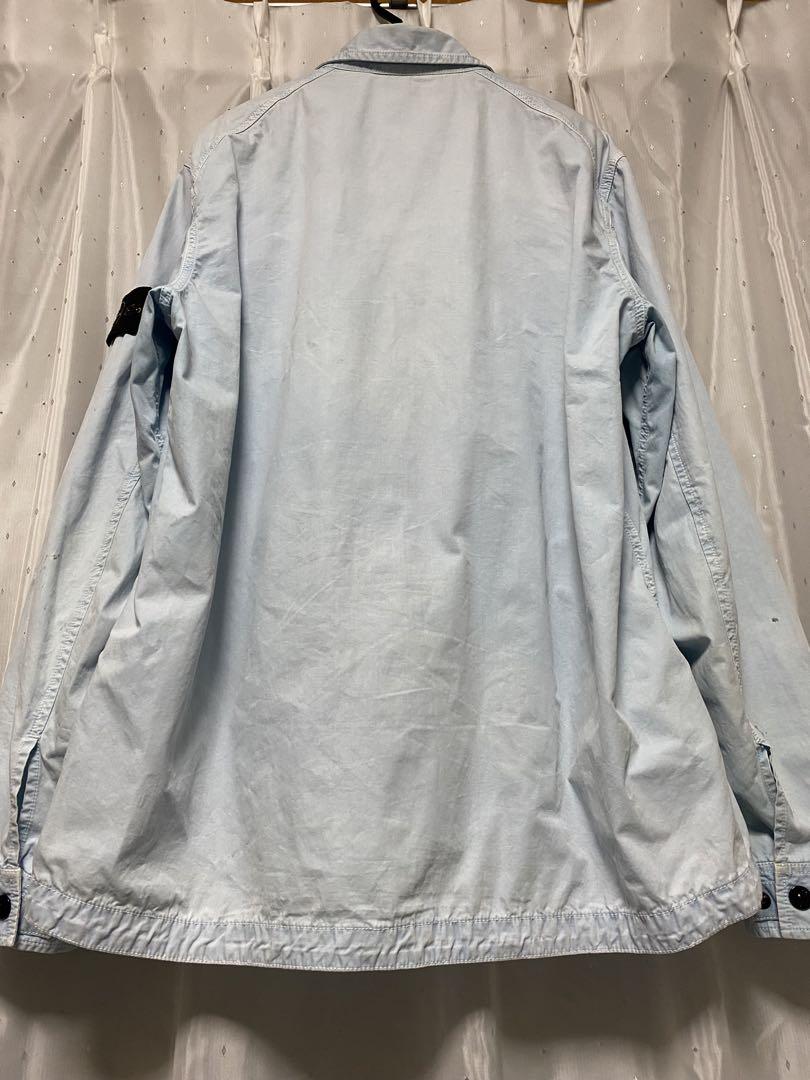 STONE ISLAND 17ss ジップシャツ ガーメントダイ