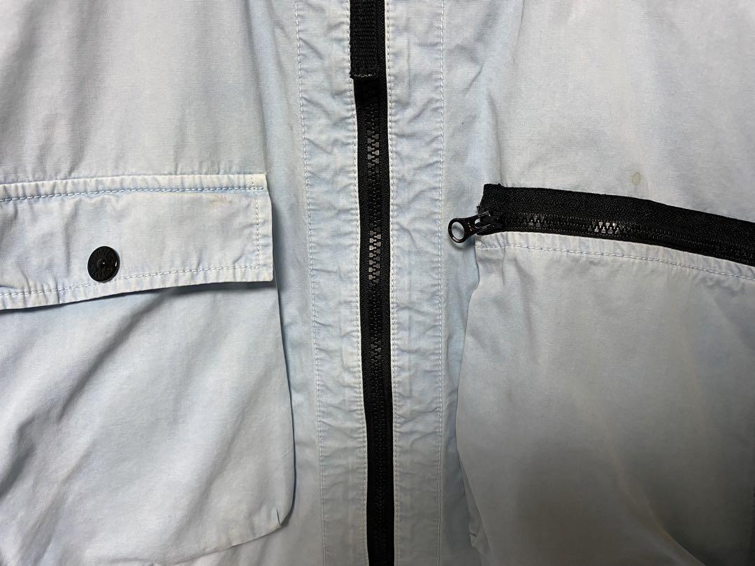 STONE ISLAND 17ss ジップシャツ ガーメントダイ