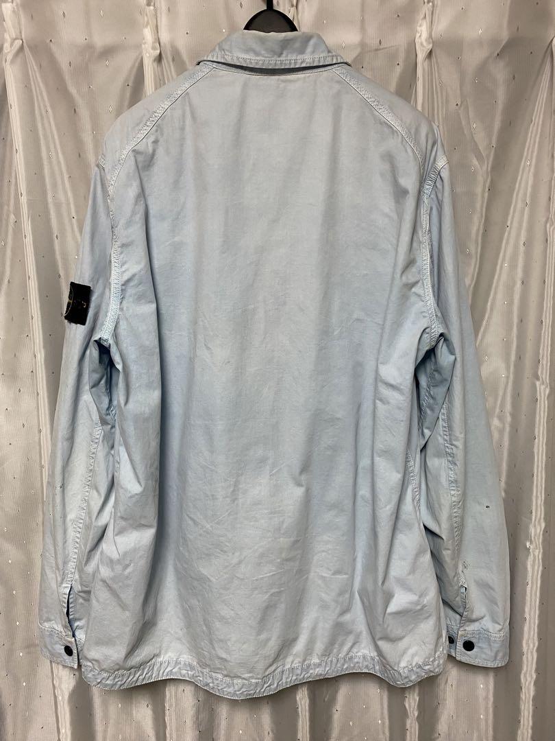 STONE ISLAND 17ss ジップシャツ ガーメントダイ