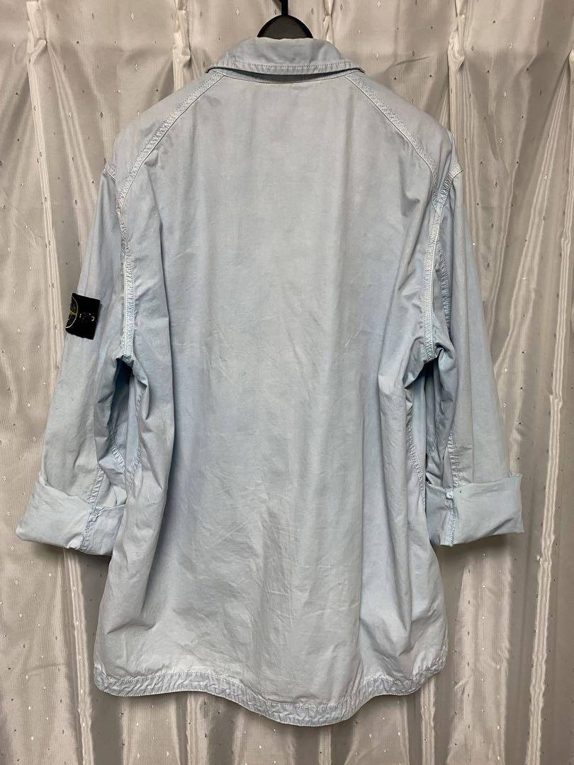 STONE ISLAND 17ss ジップシャツ ガーメントダイ