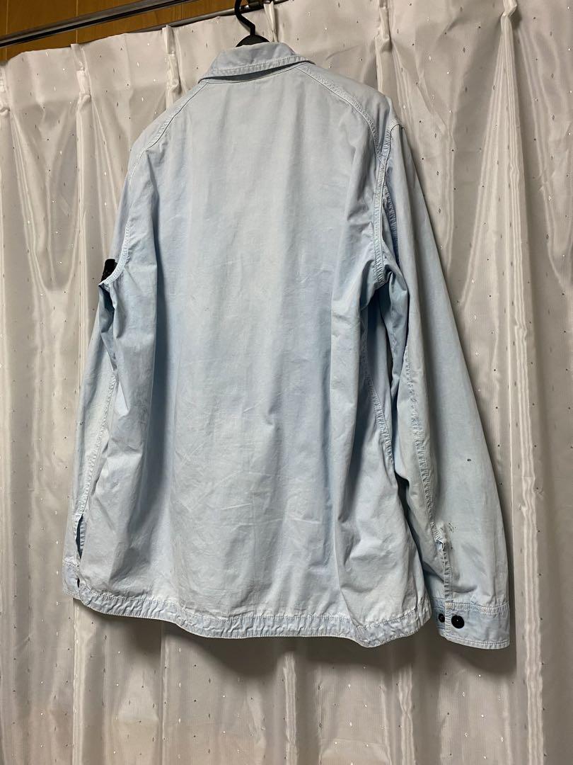 STONE ISLAND 17ss ジップシャツ ガーメントダイ