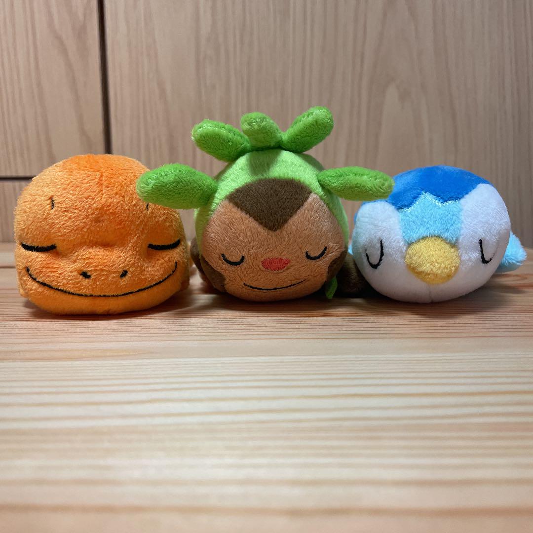 ポケモンくったりシリーズ ポッチャマハリマロンヒトカゲ メルカリ