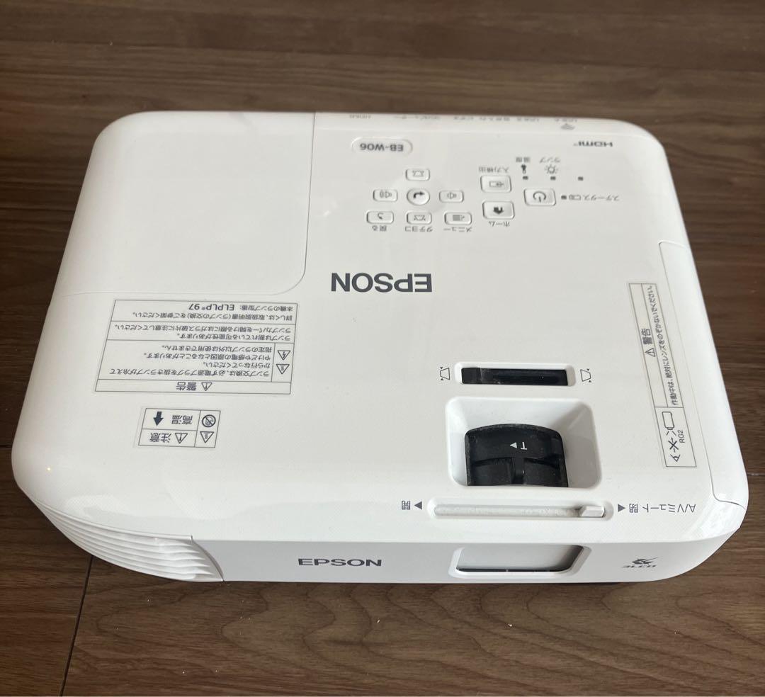 美品 EPSON EB-W06 プロジェクター本体+付属品 美品 EPSON EB-W06 プロジェクター本体+付属品