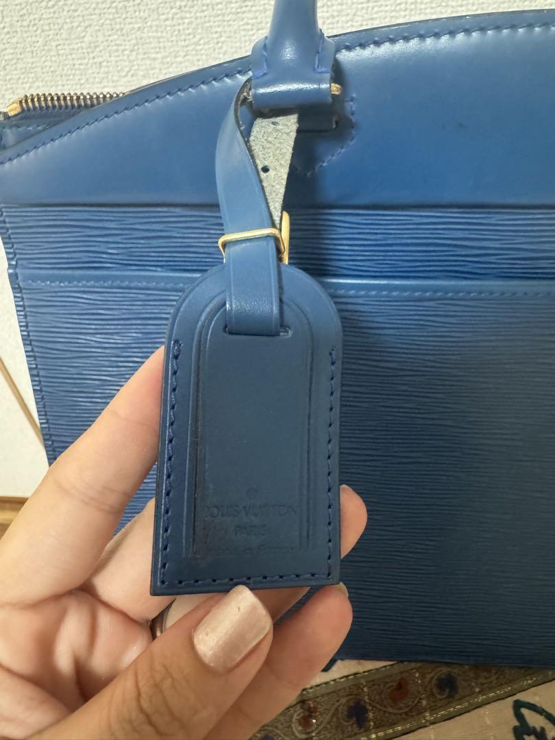 Louis Vuitton エピレザー バケットバッグ 青 ルイ・ヴィトン エピレザー バケットバッグ 青