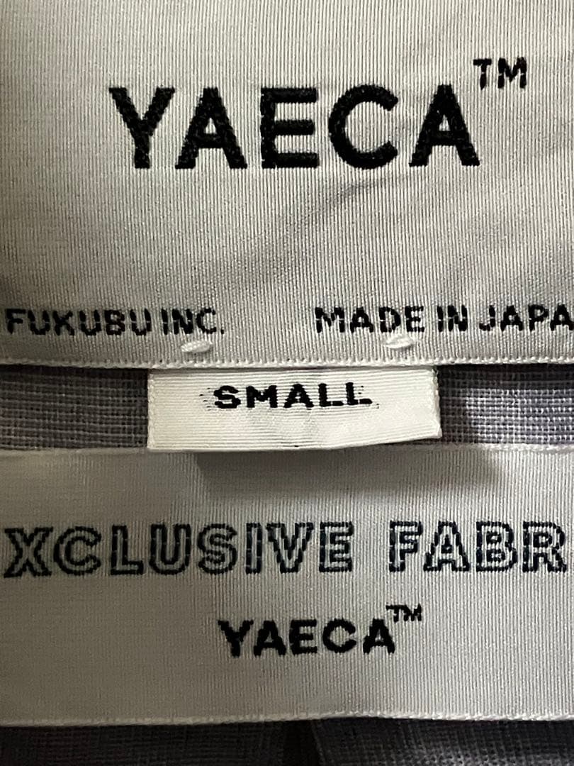 YAEKA 水色スナップボタンシャツS