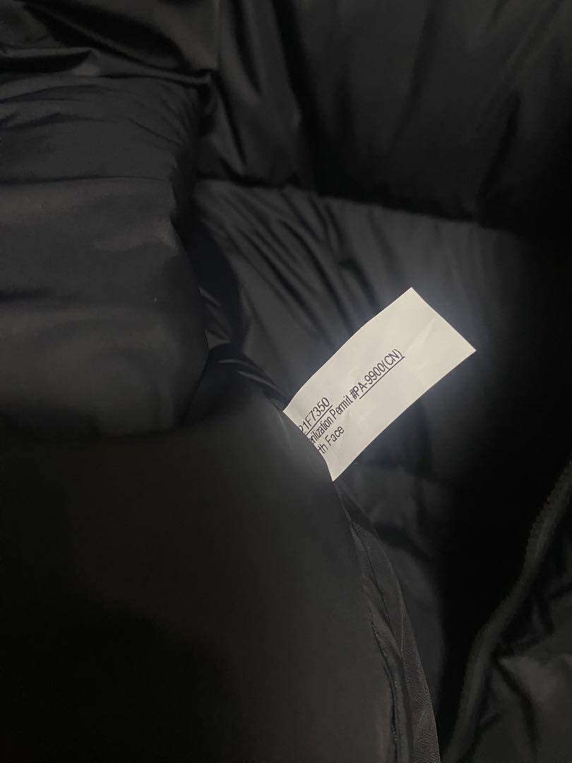 supreme north face nuptse jacket 黒S