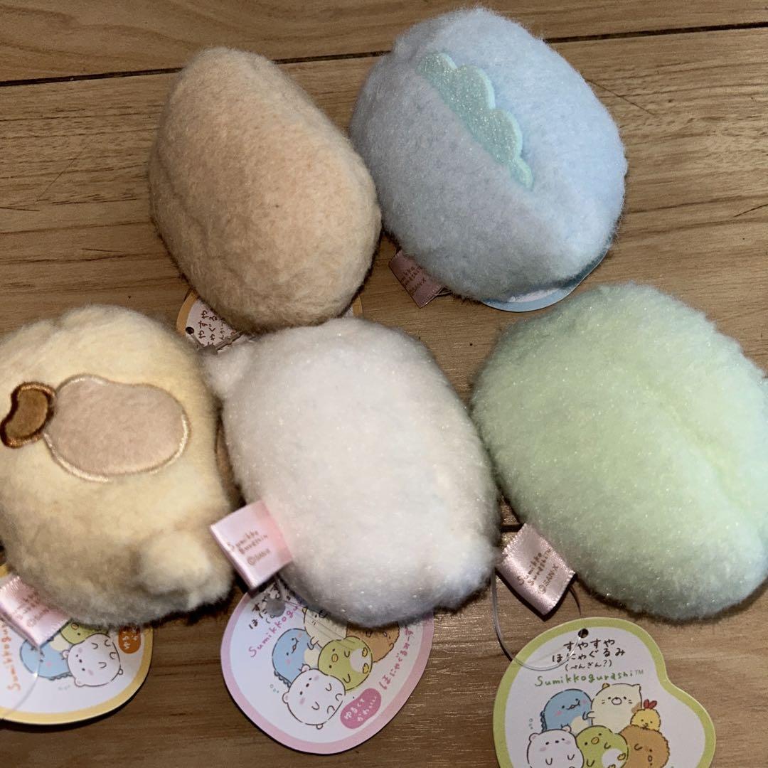 すみっコぐらし　ほにゃぐるみ　しろくま　ねこ　とかげ　ぺんぎん？　とんかつ