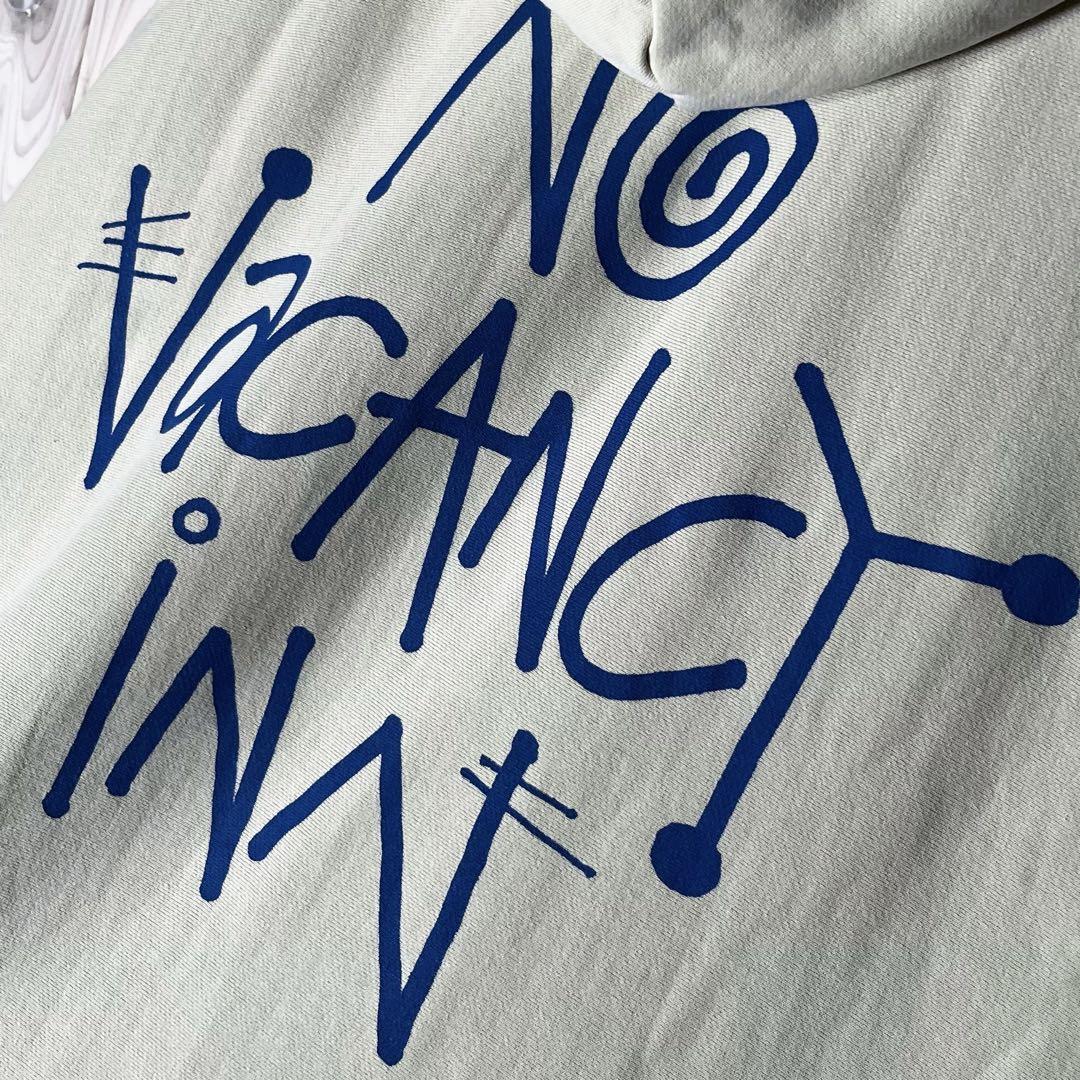 限定コラボ M】ステューシー no vacancy inn スウェットパーカー