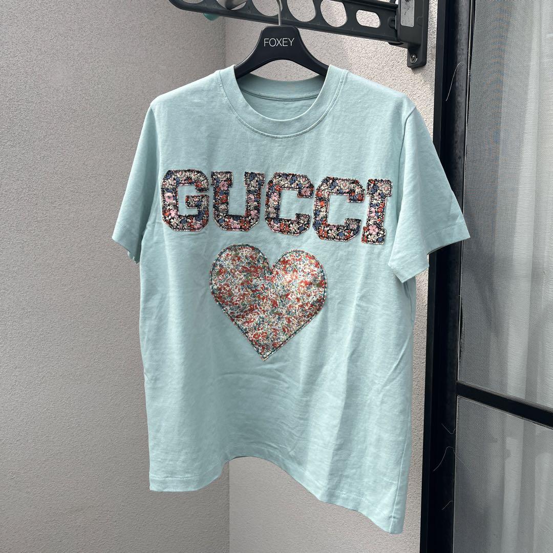 国内正規品 GUCCI グッチ　リバティ　ロゴＴシャツ