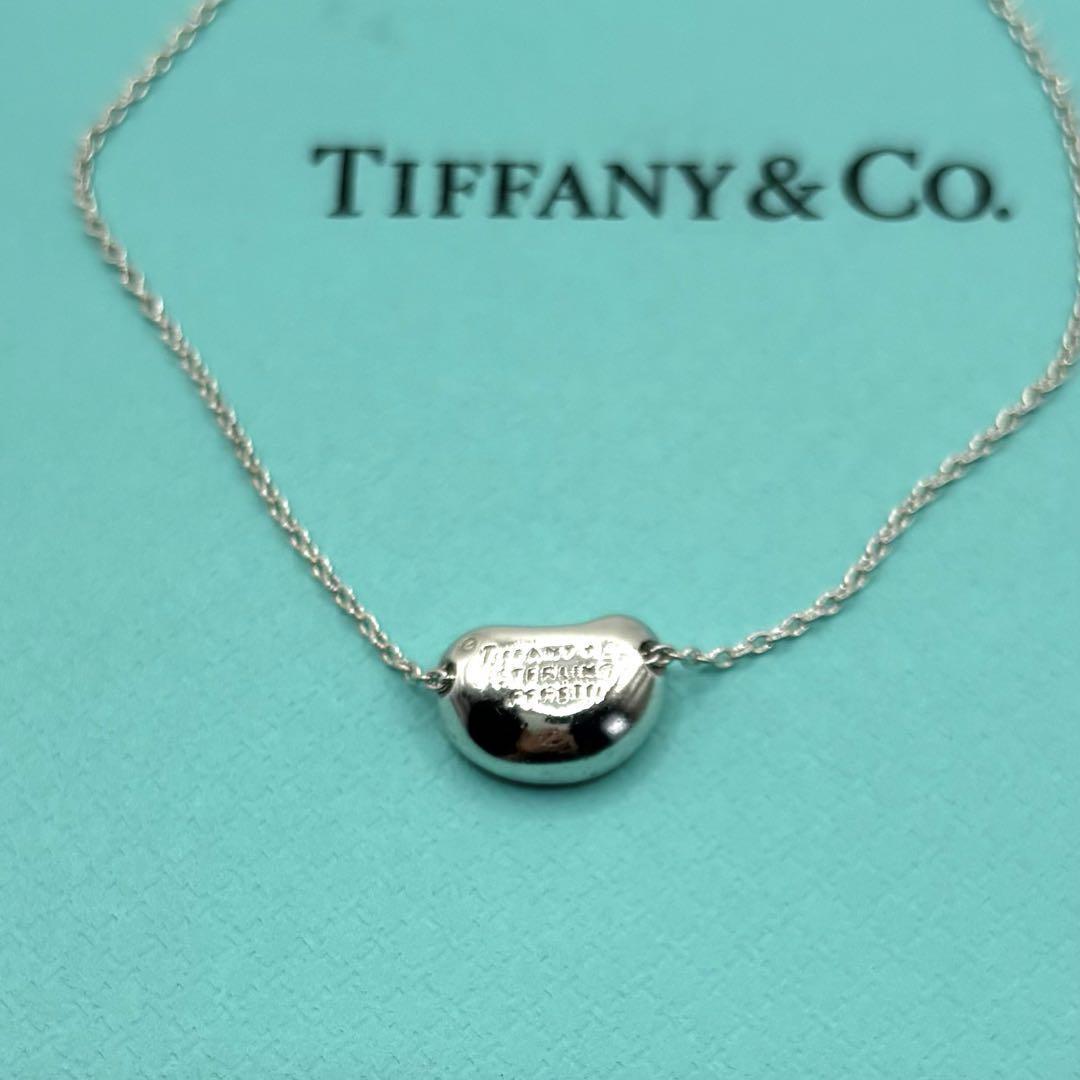 Tiffany&Co. ティファニー ビーンズ ネックレス シルバー 925刻印 エルサ・ペレッティ™ ビーン デザイン ペンダント スターリング