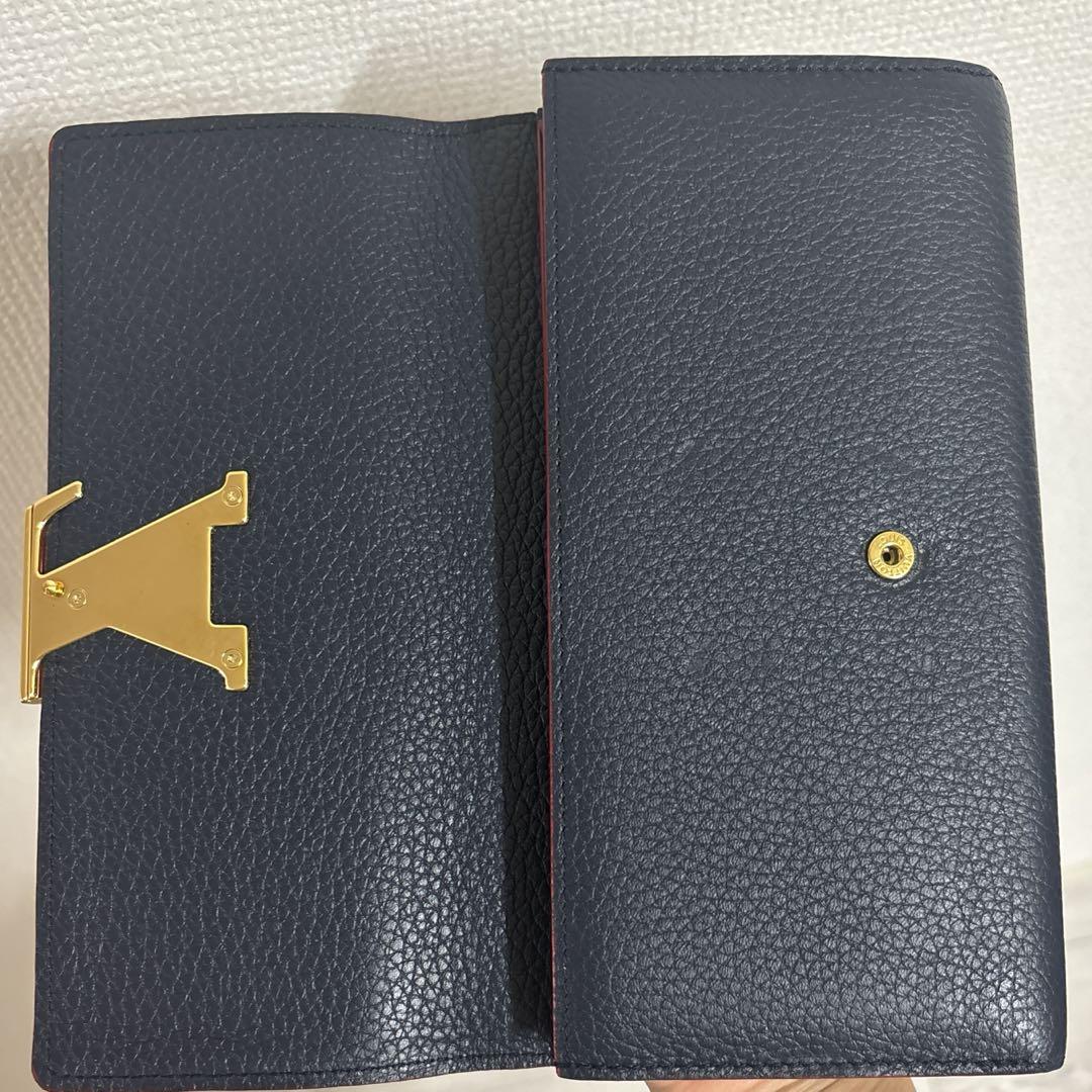ルイヴィトン 財布 ポルトフォイユ カプシーヌ 画像12