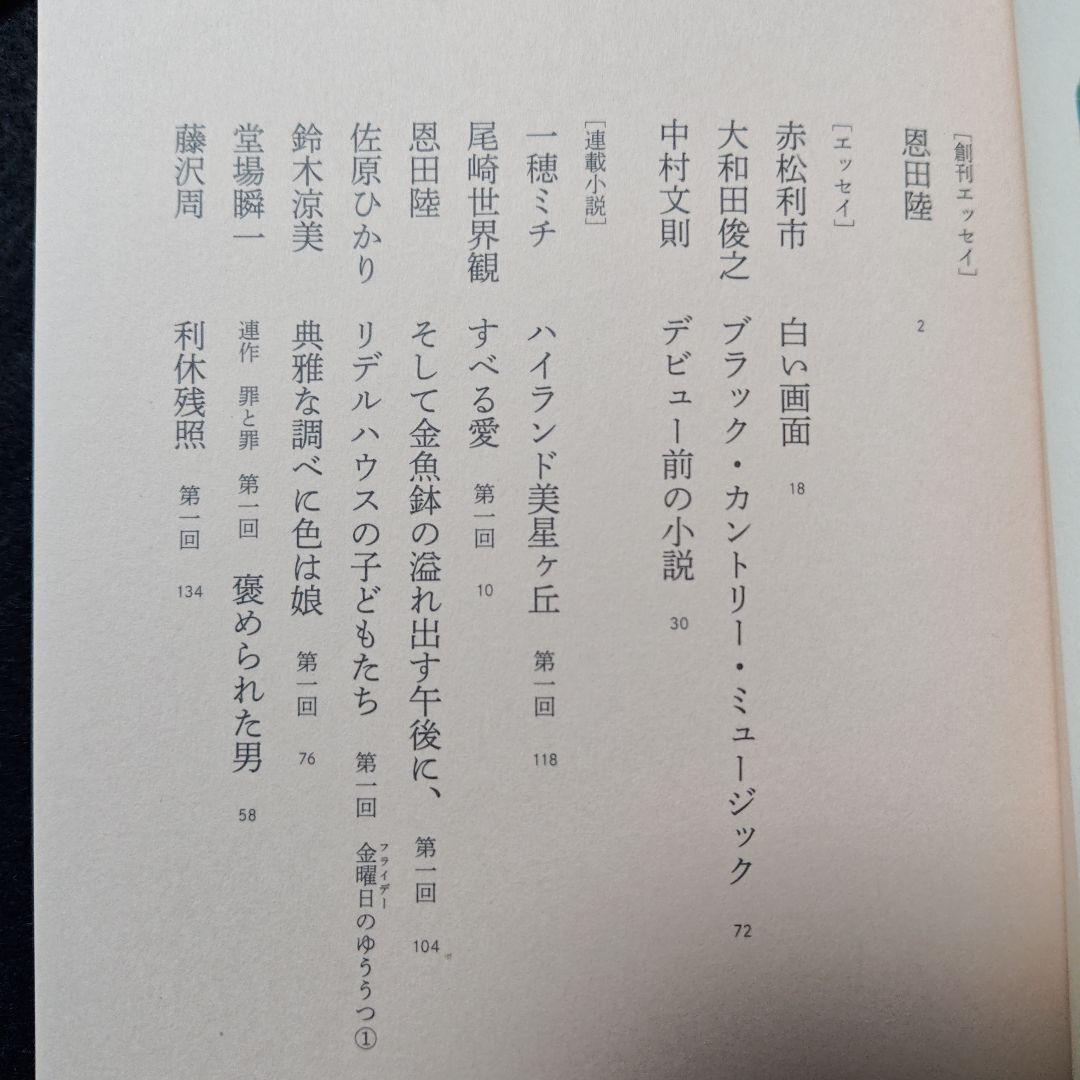 河出書房新社　出版　『スピン』創刊号から第6号迄6冊セット
