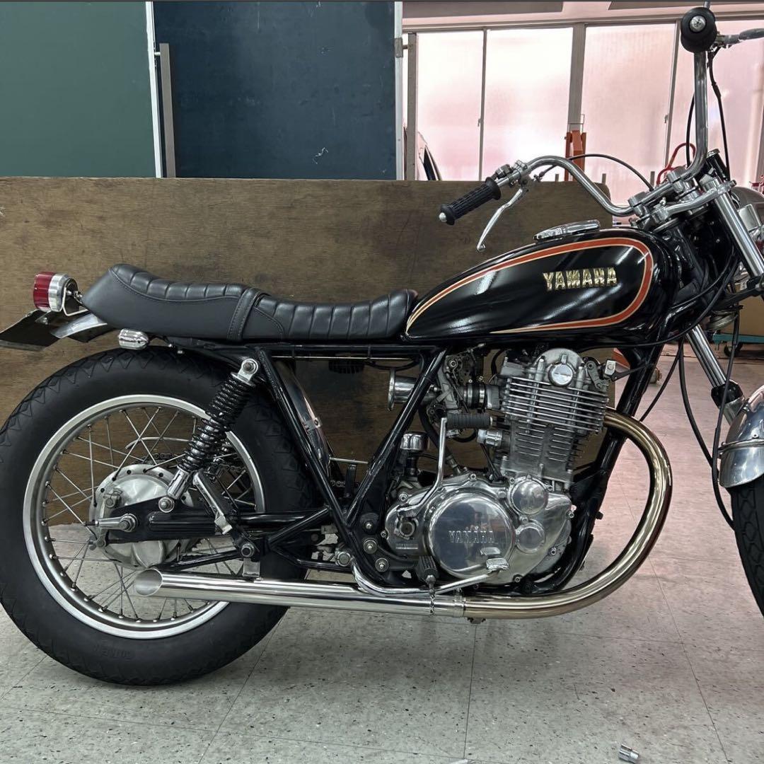 け*様 ワンオフ　SR400 ショート菅　ドラッグパイプスラッシュカ