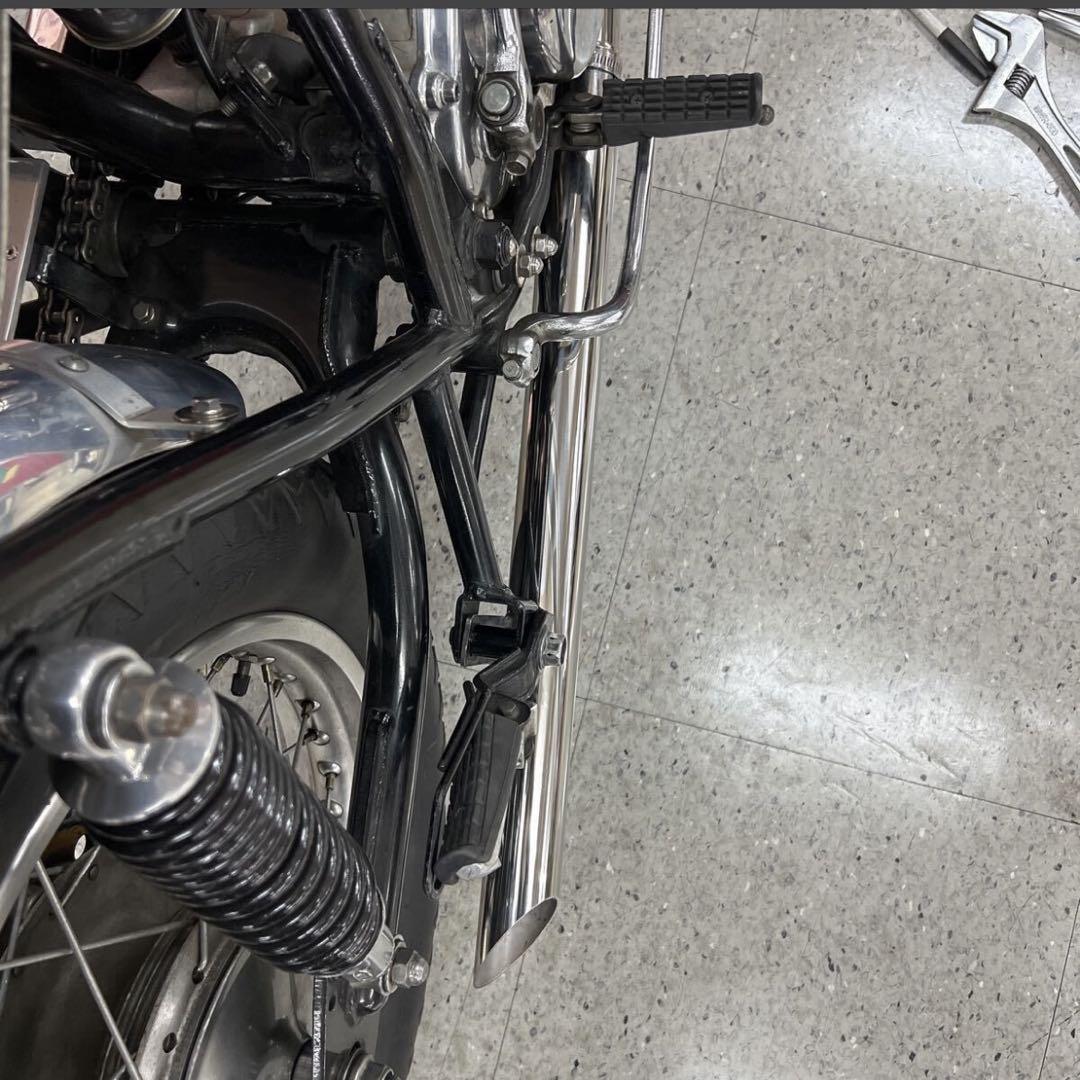 け*様 ワンオフ　SR400 ショート菅　ドラッグパイプスラッシュカ