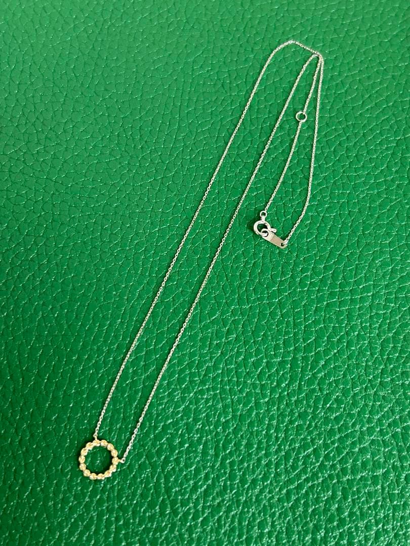 新品【PAS TIERRA】K10コンビカラーネックレス