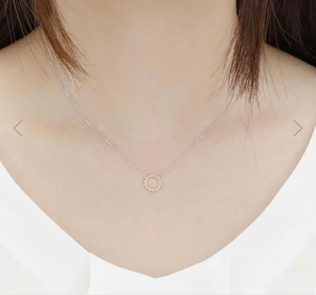 新品【PAS TIERRA】K10コンビカラーネックレス