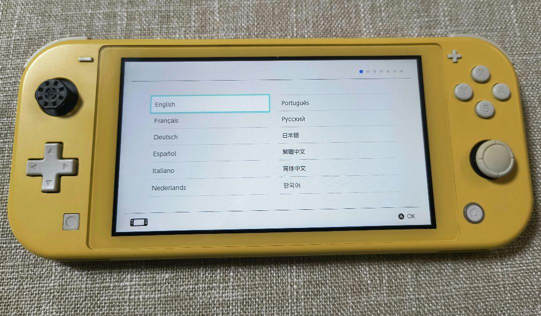 【ジャンク品】Nintendo Switch Lite イエロー