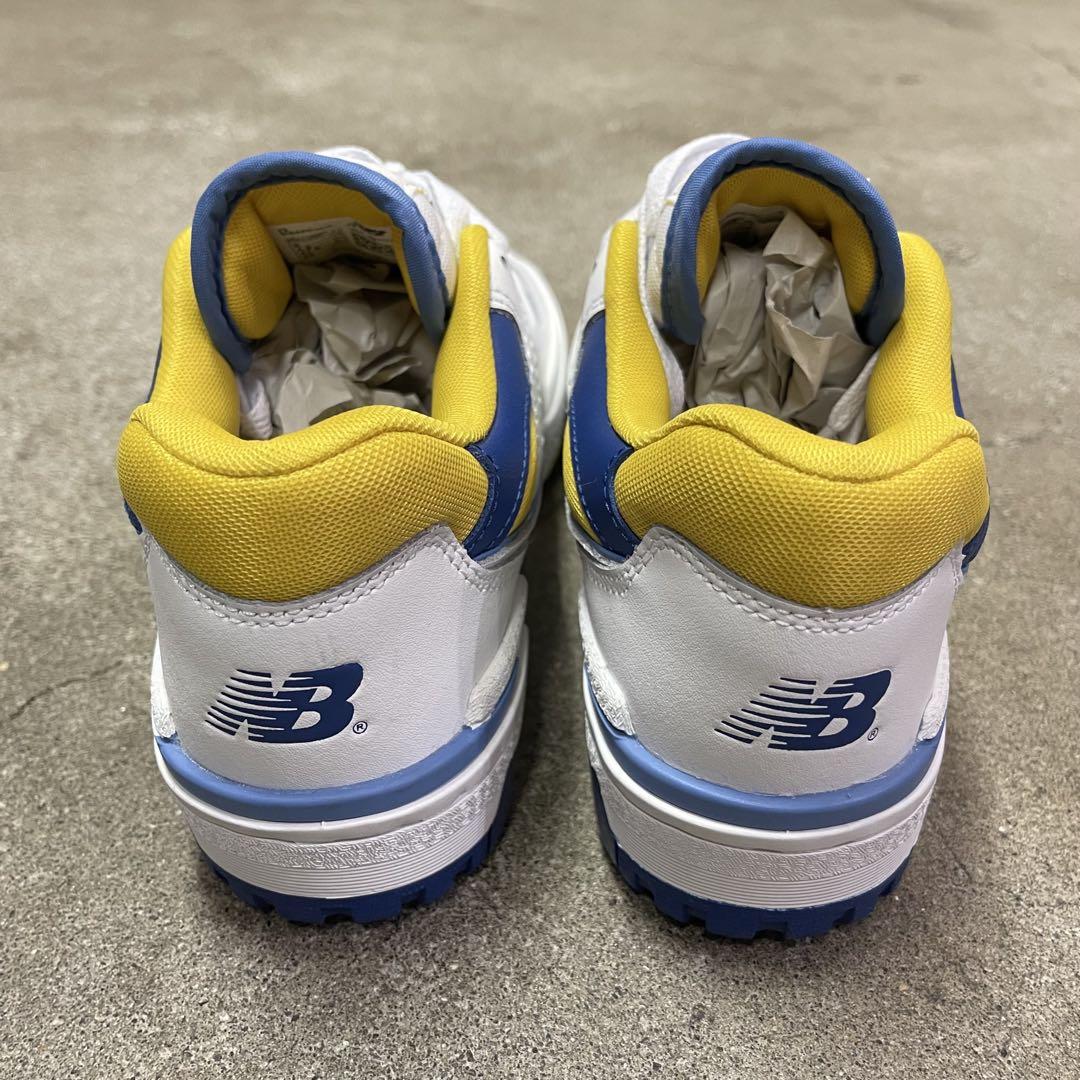 靴 New Balance BB550NCG WHITE/YELLOW