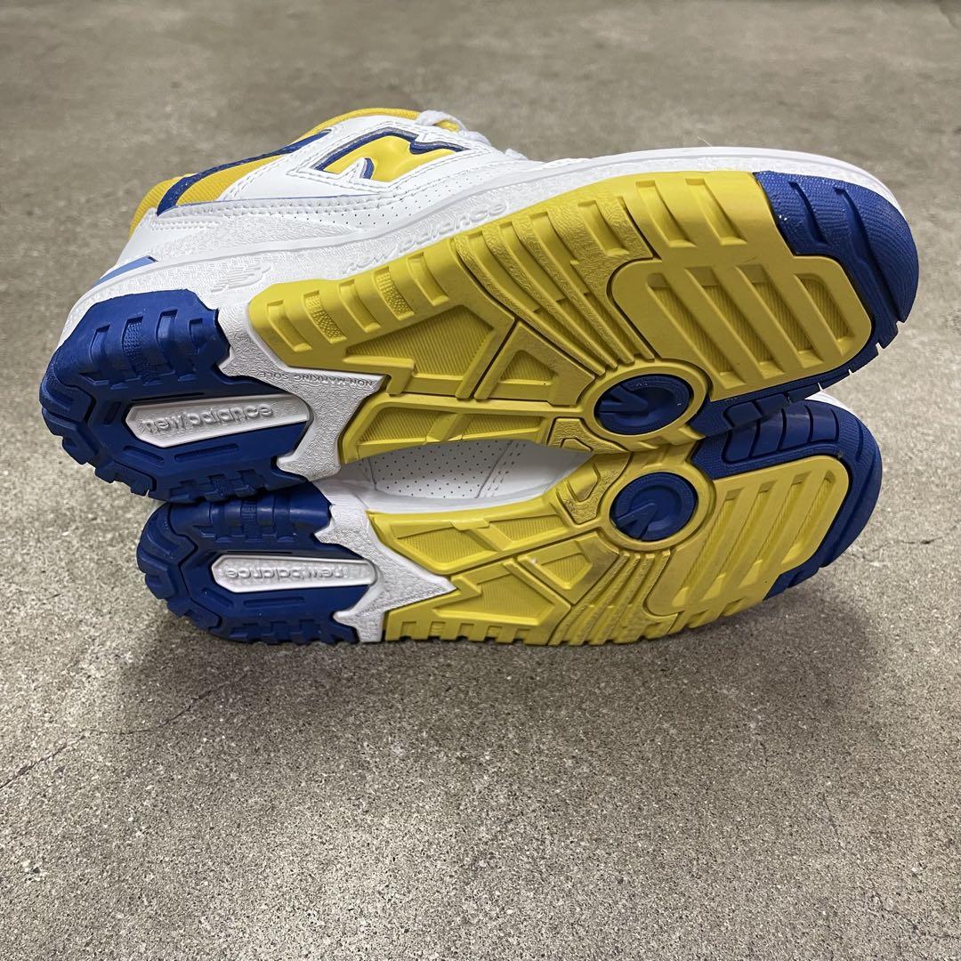 靴 New Balance BB550NCG WHITE/YELLOW
