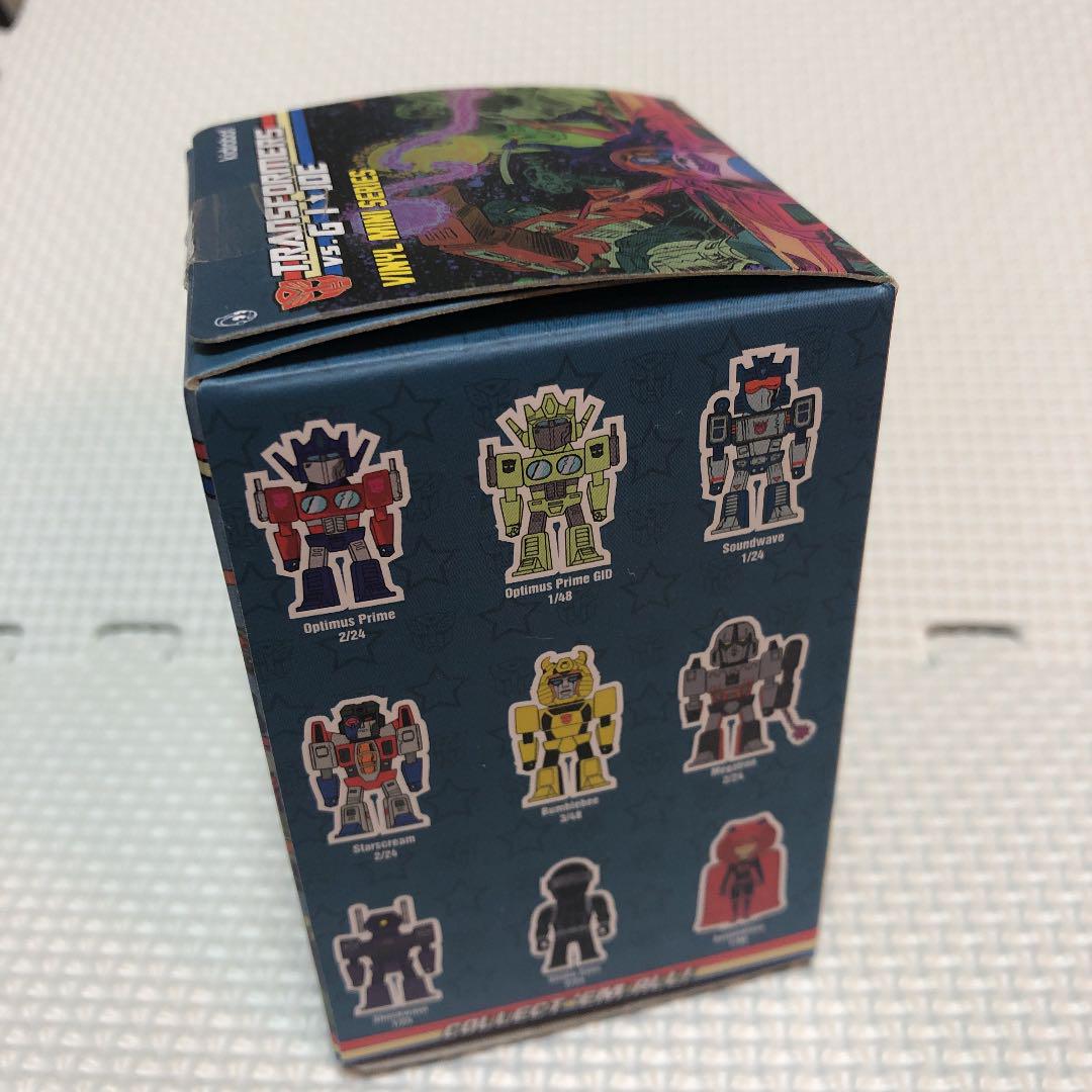 Kidrobot Transformers Vs GI Joe Vinyle Mini Series Figure Optimus Prime GID 1//48