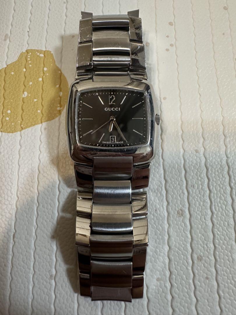 GUCCI 8500Mクオーツ腕時計 ブラック GUCCI 8500Mクオーツ腕時計 ブラック - メルカリ
