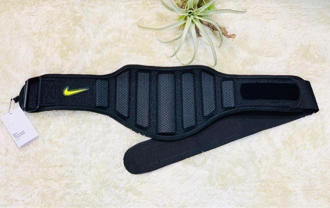 【M】ナイキ NIKE トレーニングベルト　筋トレ　ゴールドジム　腰痛防止