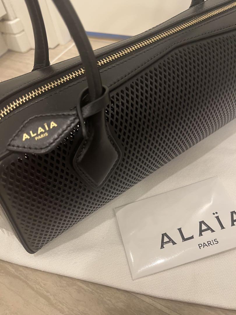 ALAIA LE TECKEL フィッシュネット レザー ミディアム バッグ LE TECKEL: designer leather shoulder bag | ALAÏA SG
