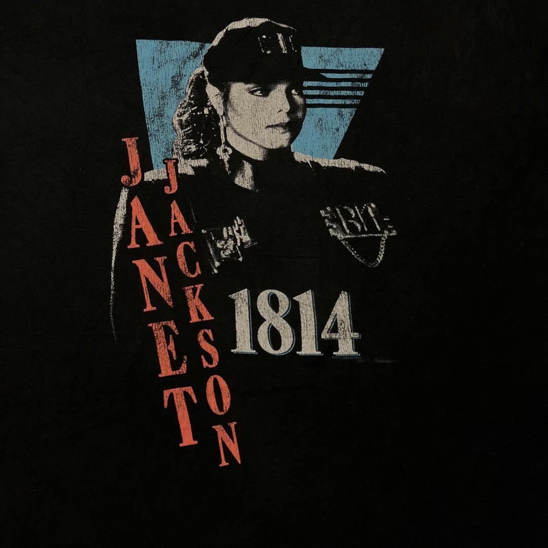 【1179】JANET JACKSONリズムネイション1814アルバムT黒XL