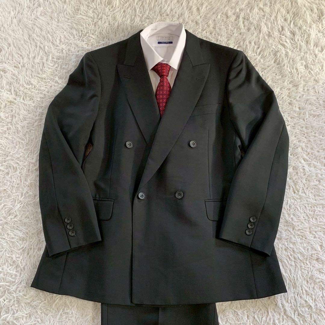 クリスチャンディオール スーツ セットアップ ダブルブレスト ブラック Dior クリスチャンディオール スーツ セットアップ ダブルブレスト ブラック Dior