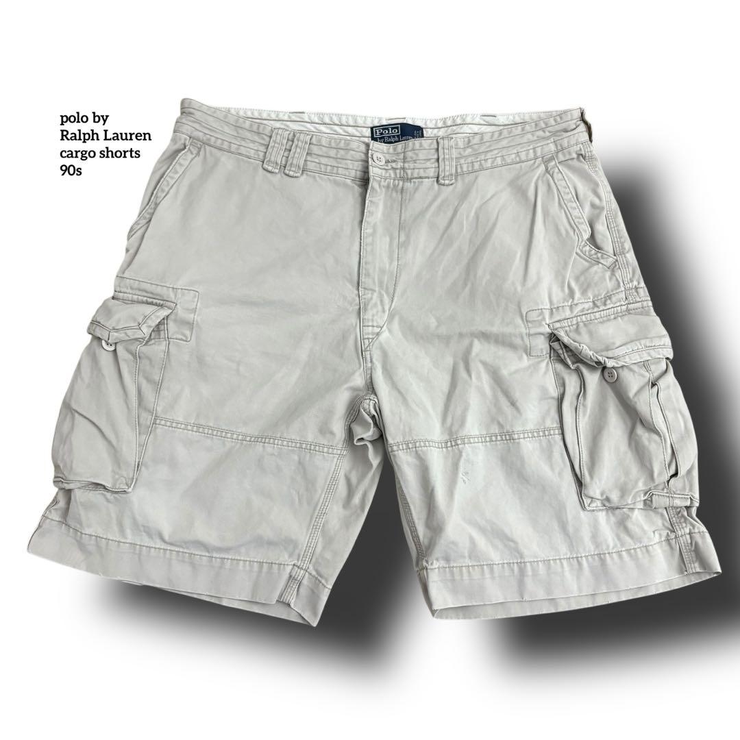 90s Polo Ralph Lauren バギーカーゴショーツ POLO RALPH LAUREN(ポロラルフローレン) / 90s/カーゴショーツ