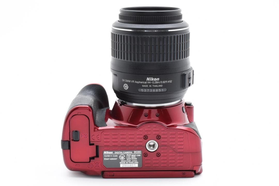 希少レッド⭐人気品 Nikon D5300 ⭐高機能 初心者 セット 一眼レフ