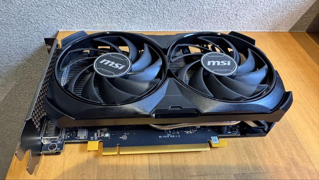 美品 MSI RTX4060 VENTUS 2X BLACK 8GB