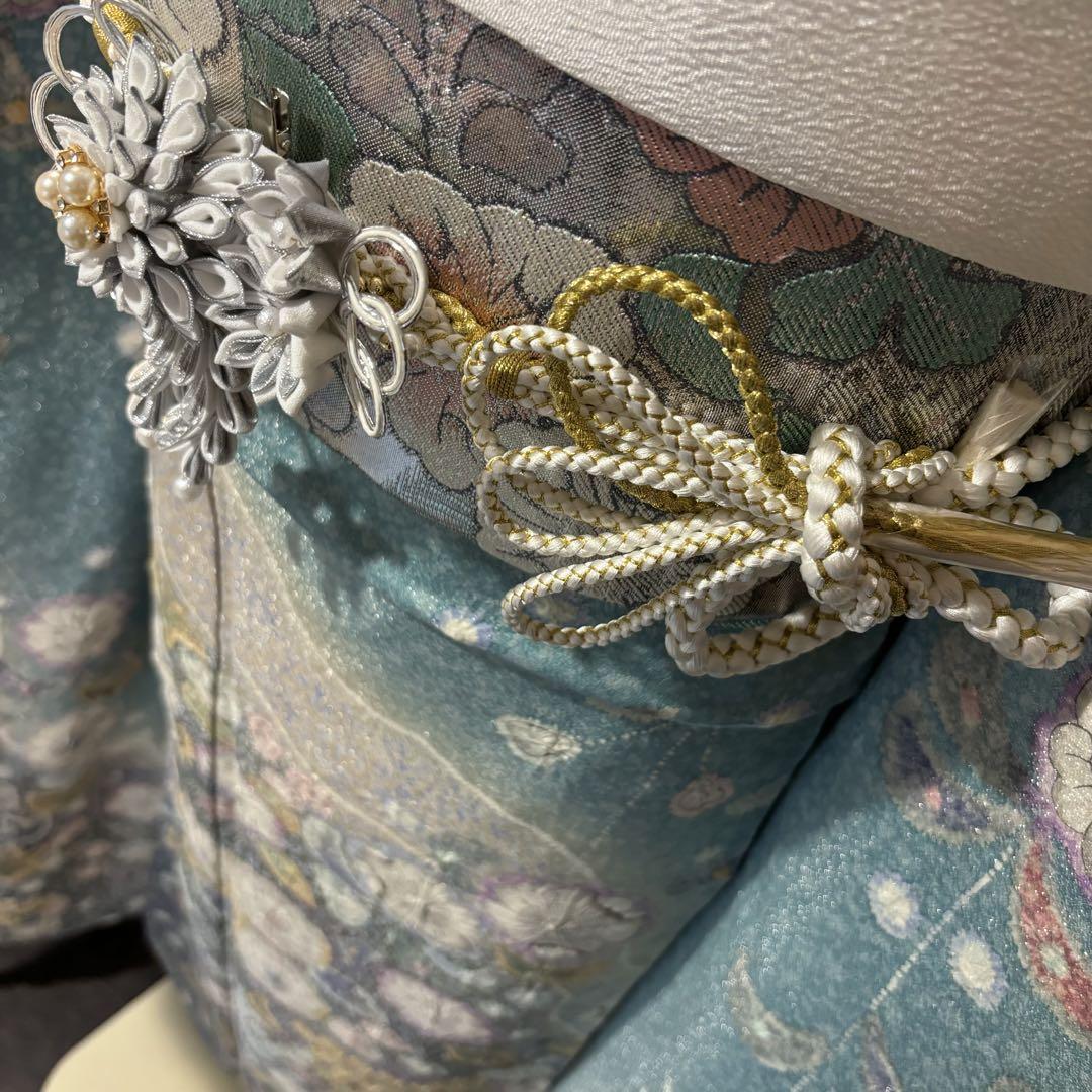 美品　辻ヶ花　銀通し　花絞り　暈し　逸品　振袖　フルセット 振り袖 楽天市場】【セール】176.000円→165.000円 仕立て付き 正絹