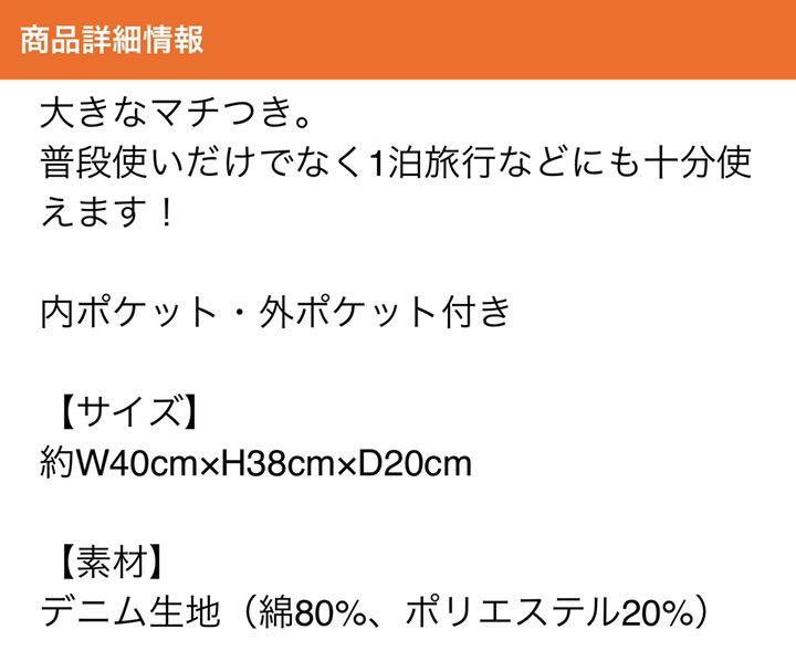 T.M.Revolution 西川貴教 VOTE ツアー デニムトートバッグ