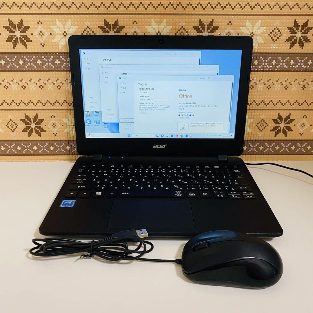 Y648 ACERノートパソコンSSDサクサク動くWindows11オフィス付き