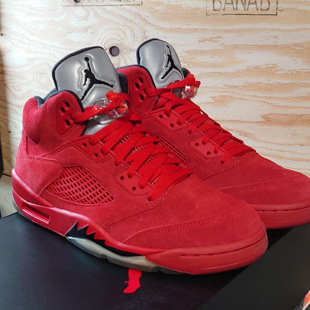 低価限定品 nike air jordan5 retro university red R9yN4-m83193868938 得価限定品