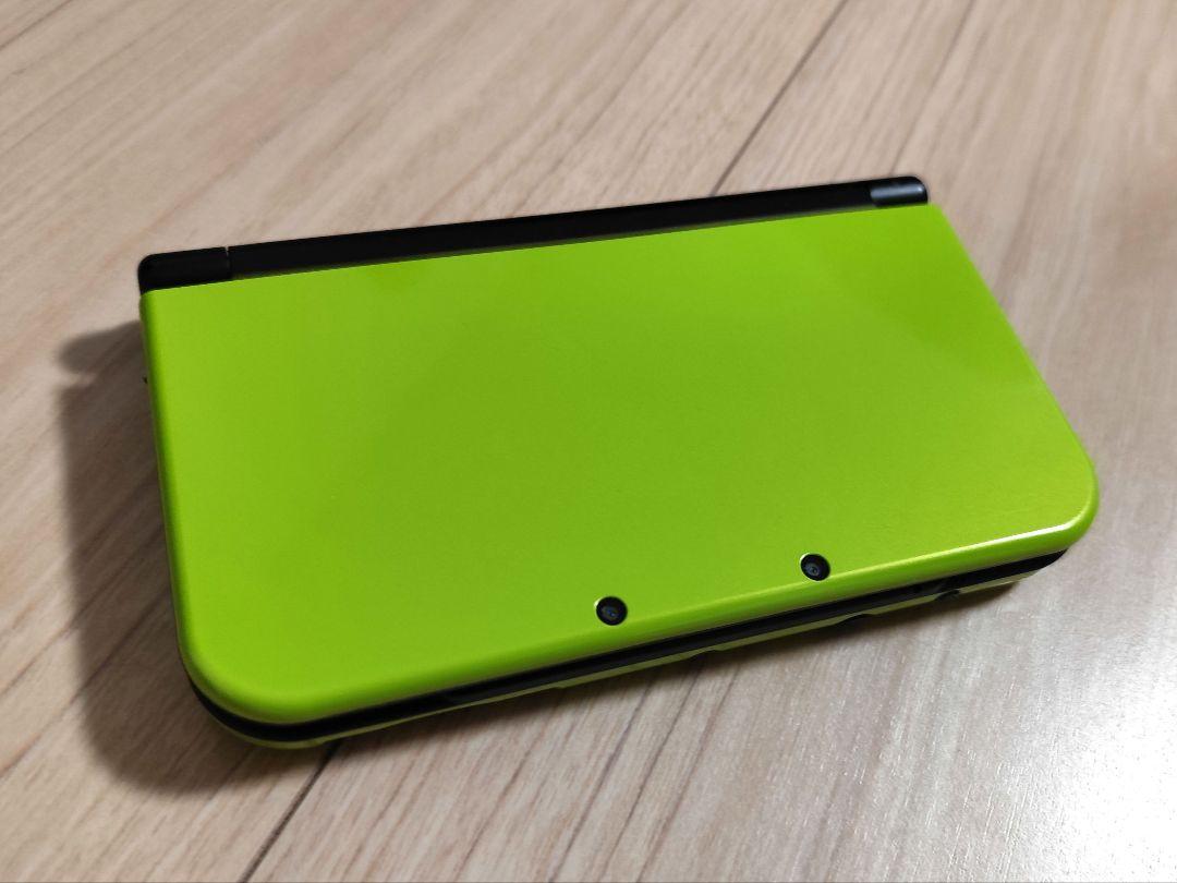 Newニンテンドー3DS LL ライム ブラック本体 画像1
