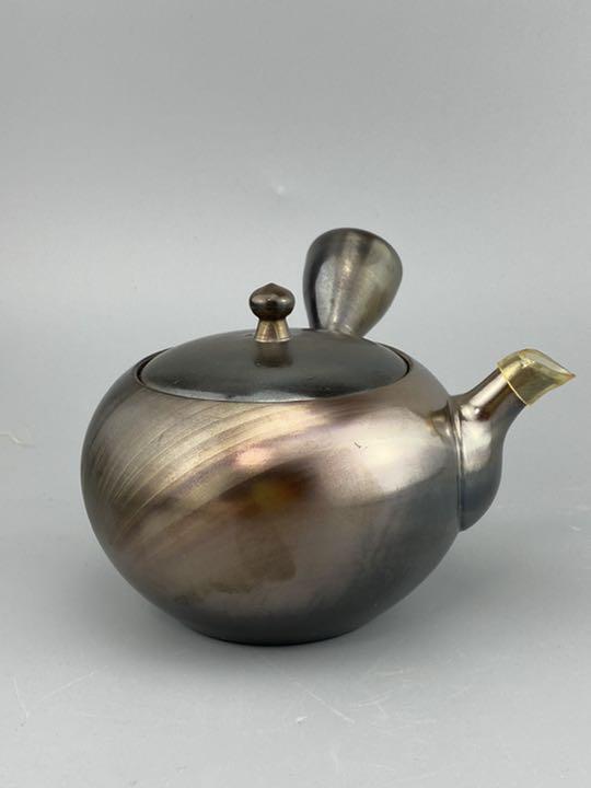 萬古焼 煎茶道具 松風窯 横手急須 茶器 茶具 美品