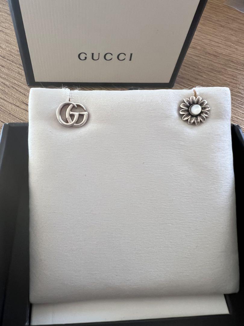 GUCCI グッチ ダブルG フラワー スタッズ ピアス (GUCCI/ピアス