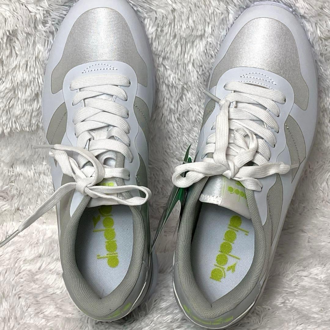 新品未使用 タグ付き diadora ディアドラ ホワイト スニーカー 27cm 新品未使用 タグ付き diadora ディアドラ ホワイト スニーカー 27cm