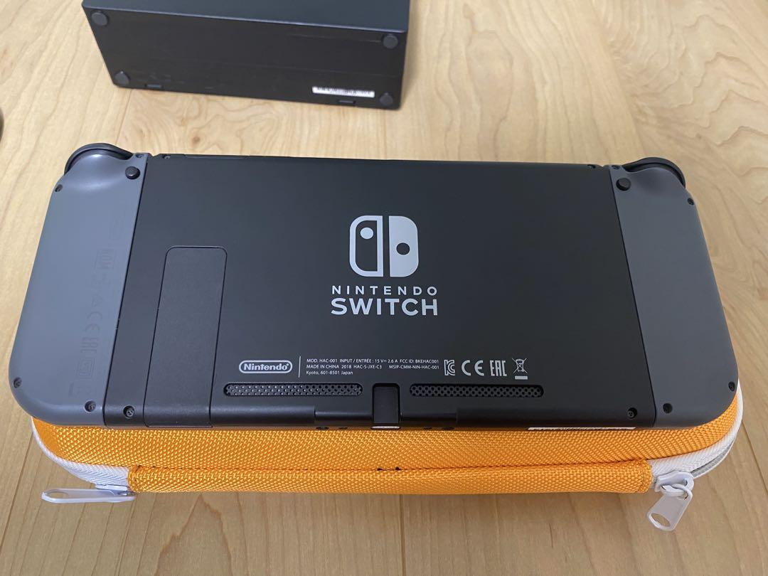 本体美品】Nintendo Switch グレー 本体 欠品無し SDカード付