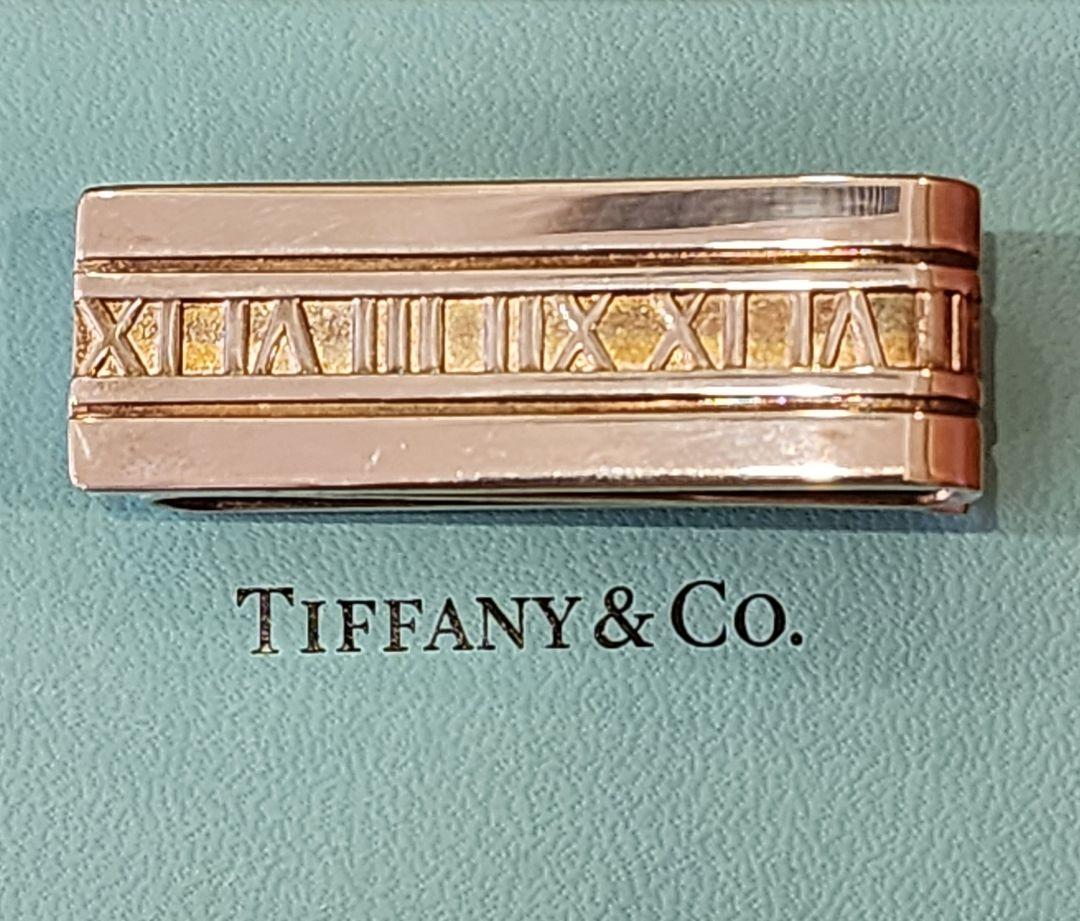 Tiffany & Co.アトラス ダブルマネークリップ /シルバー/ポーチ付