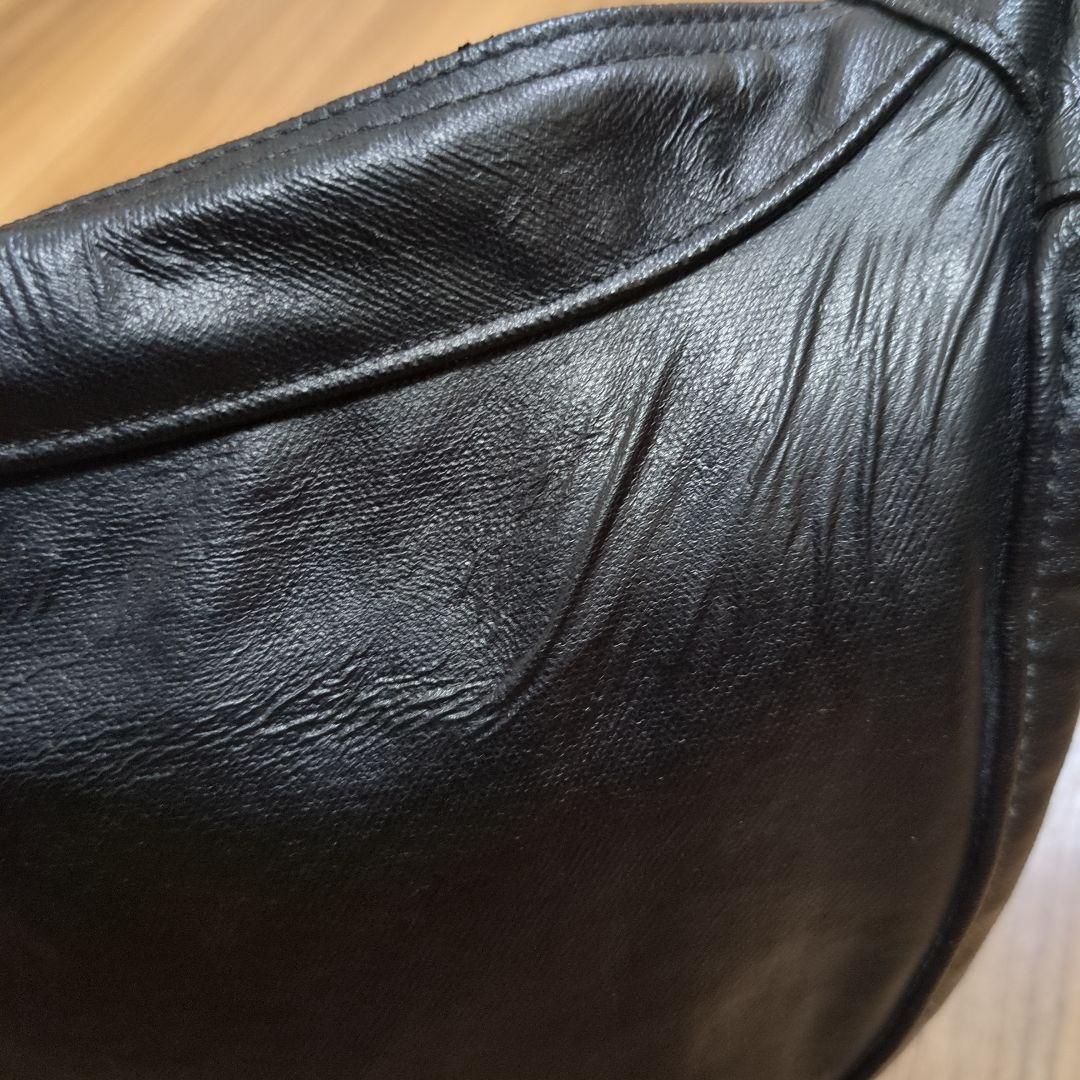 ポーター ハーフムーン ブラックレザー