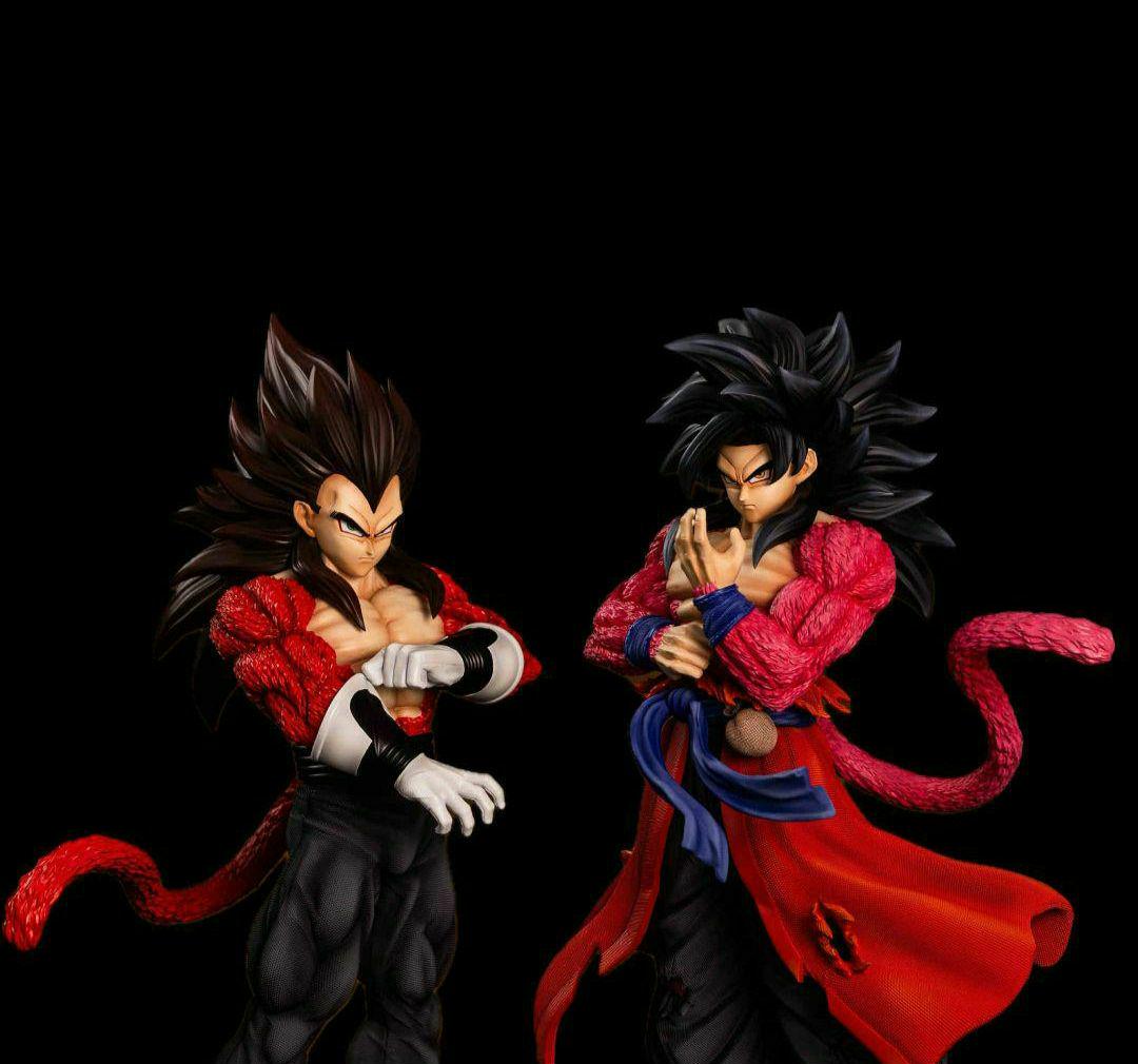 ドラゴンボール 孫悟空　SSJ4 & ベジータ　フィギュア　ガレージキットセット
